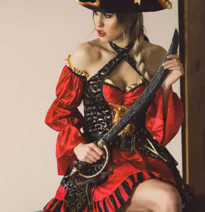 Un costume da pirata per carnevale