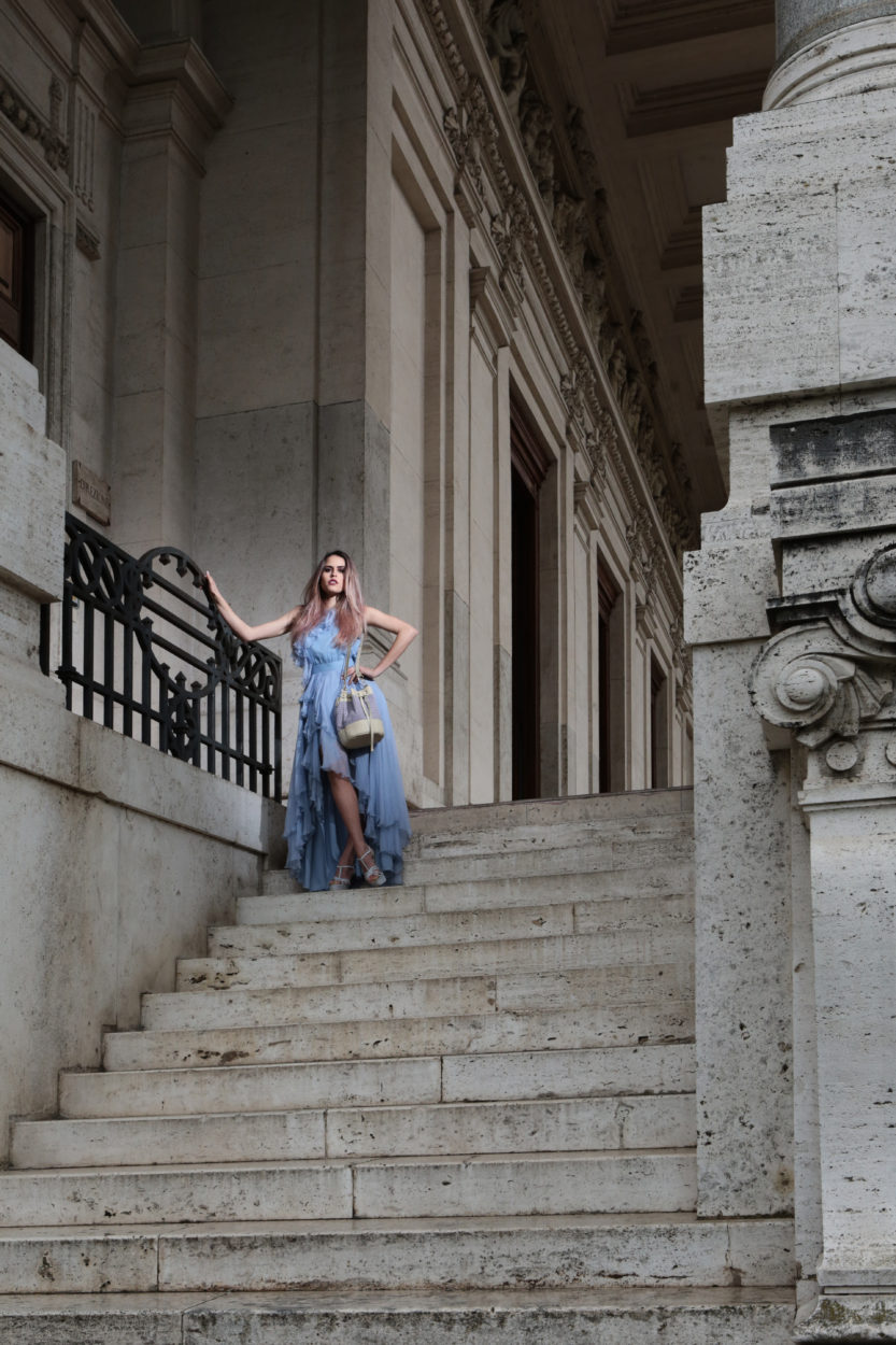 fashion blogger outfit a Roma