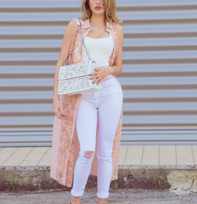 Long vest: come indossare il gilet maxi
