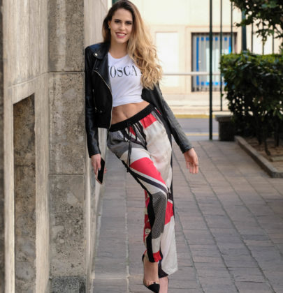 Pantalone fantasia foulard SS 2019